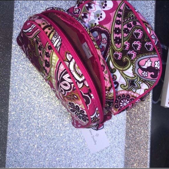 VERA BRADLEY Pink Paisley Cosmetic Bag - Picture 6 of 6
